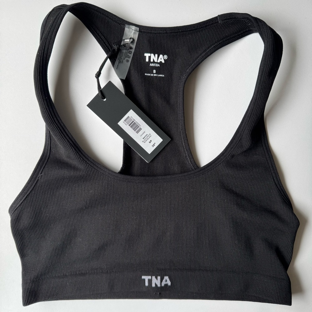 NWT Aritzia TNA Baby Rib Seamless Match Bra